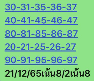 หวยหุ้น 21/12/65 ชุดที่ 2