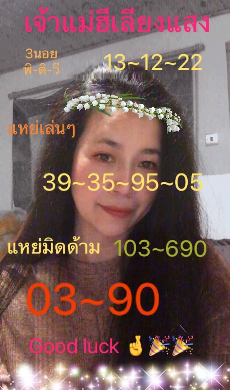 หวยฮานอย 13/12/65 ชุดที่ 1