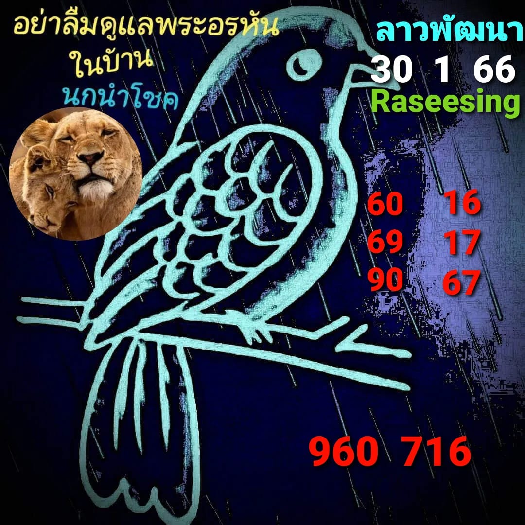 หวยลาว 30/1/66 ชุดที่ 10