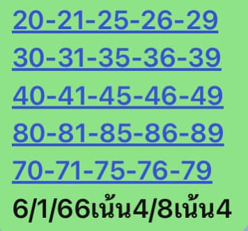 หวยหุ้น 6/1/66 ชุดที่ 8