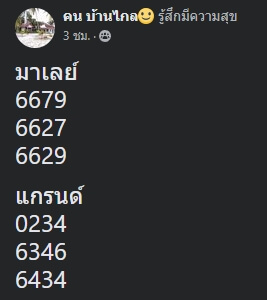 หวยมาเลย์ 15/2/66 ชุดที่ 10