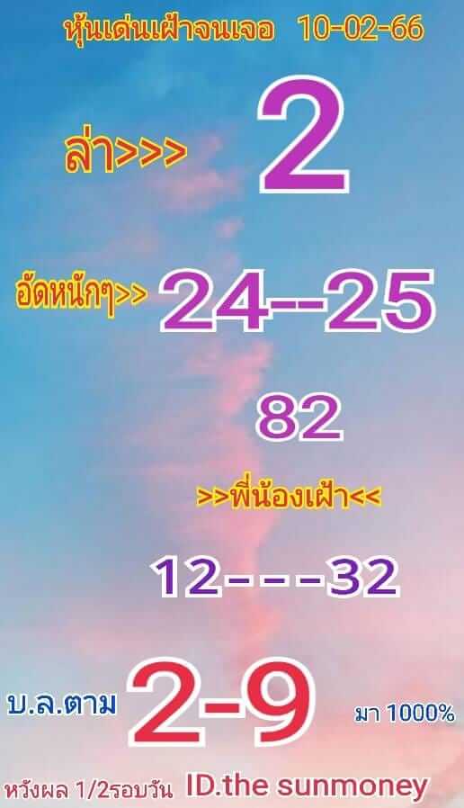 หวยหุ้น 10/2/66 ชุดที่ 10