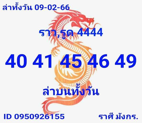 หวยหุ้น 9/2/66 ชุดที่ 2