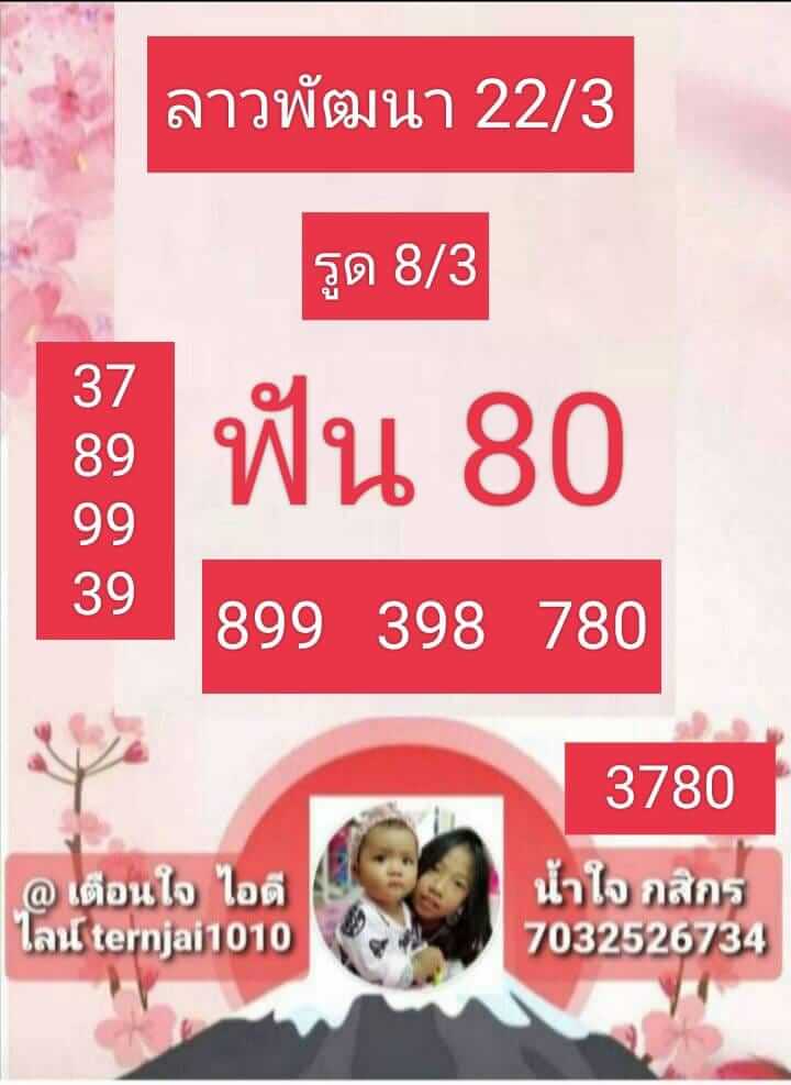 หวยลาว 22/3/66 ชุดที่ 7