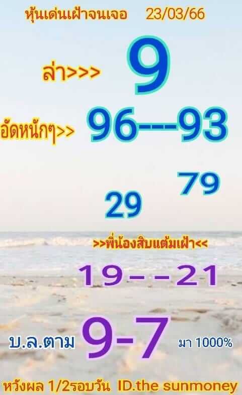 หวยหุ้น 23/3/66 ชุดที่ 10