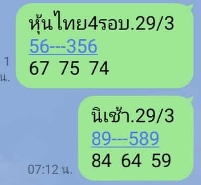 หวยหุ้น 29/3/66 ชุดที่ 10