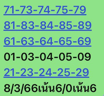 หวยหุ้น 8/3/66 ชุดที่ 10