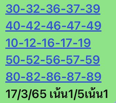 หวยหุ้น 17/3/66 ชุดที่ 7