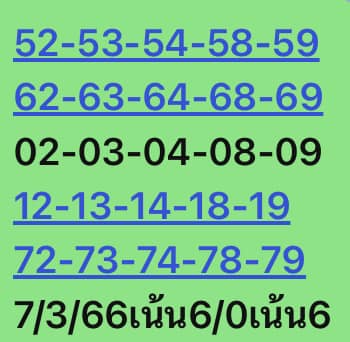 หวยหุ้น 7/3/66 ชุดที่ 9