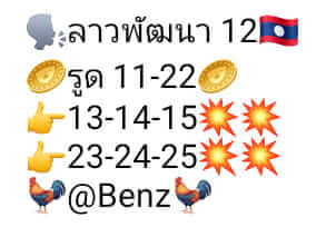 หวยลาว 12/4/66 ชุดที่ 10