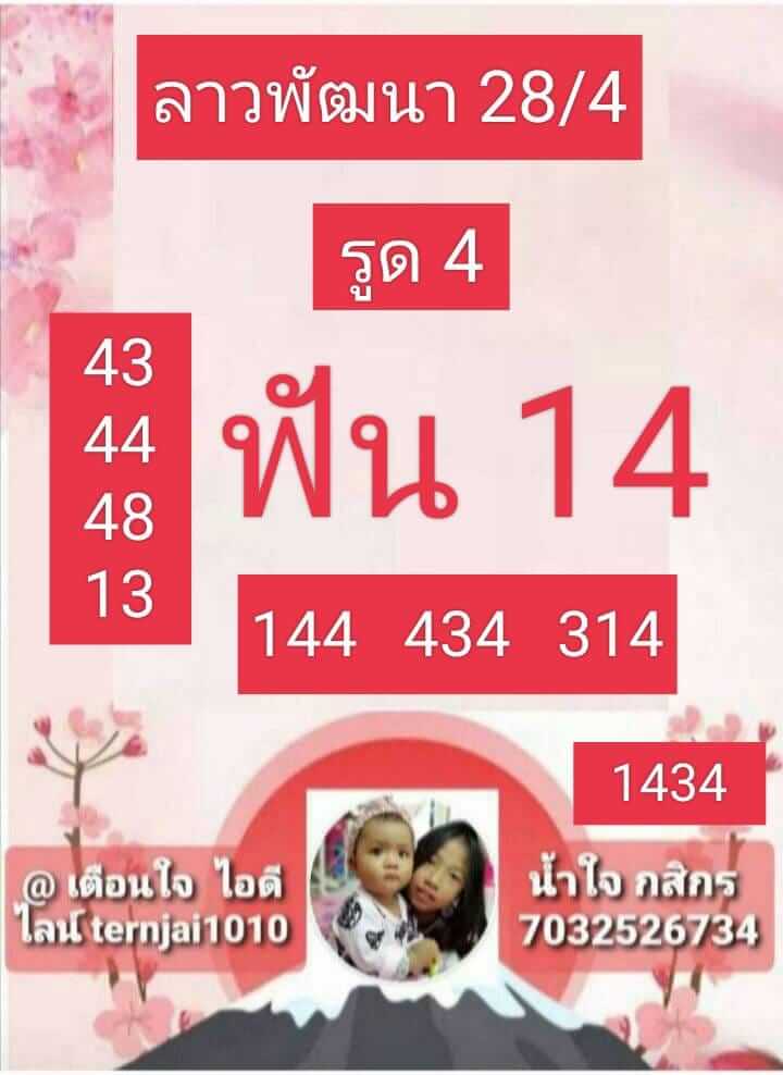 หวยลาว 28/4/66 ชุดที่ 9