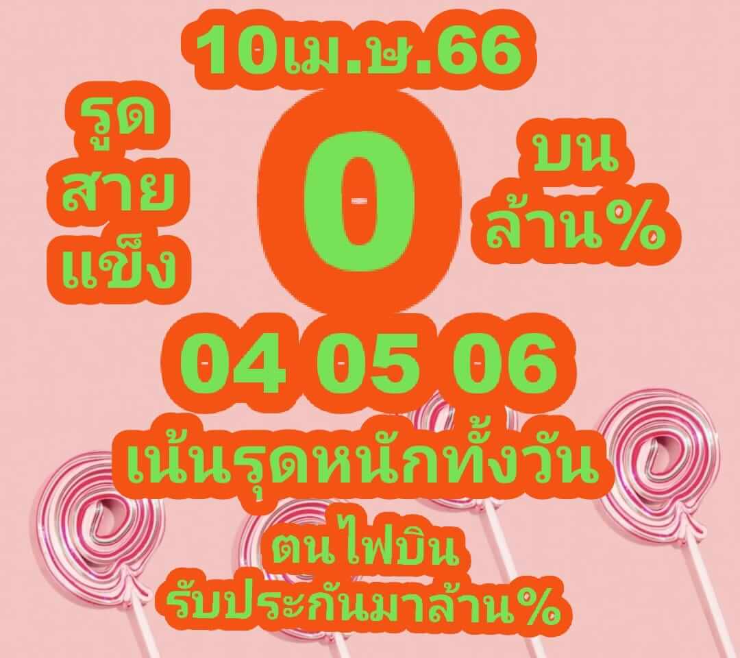 หวยหุ้น 10/4/66 ชุดที่ 8