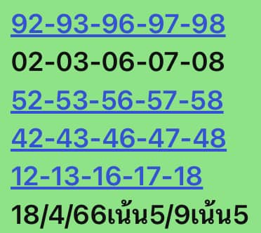 หวยหุ้น 18/4/66  ชุดที่ 8