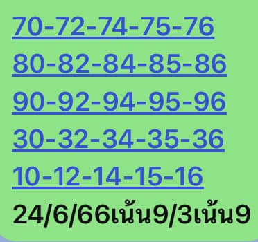 หวยหุ้น 24/4/66 ชุดที่ 9