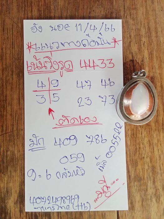 หวยฮานอย 11/4/66 ชุดที่ 10
