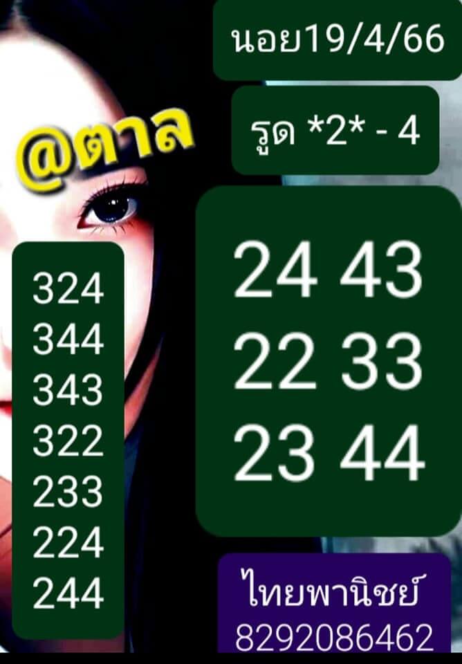 หวยฮานอย 19/4/66 ชุดที่ 2