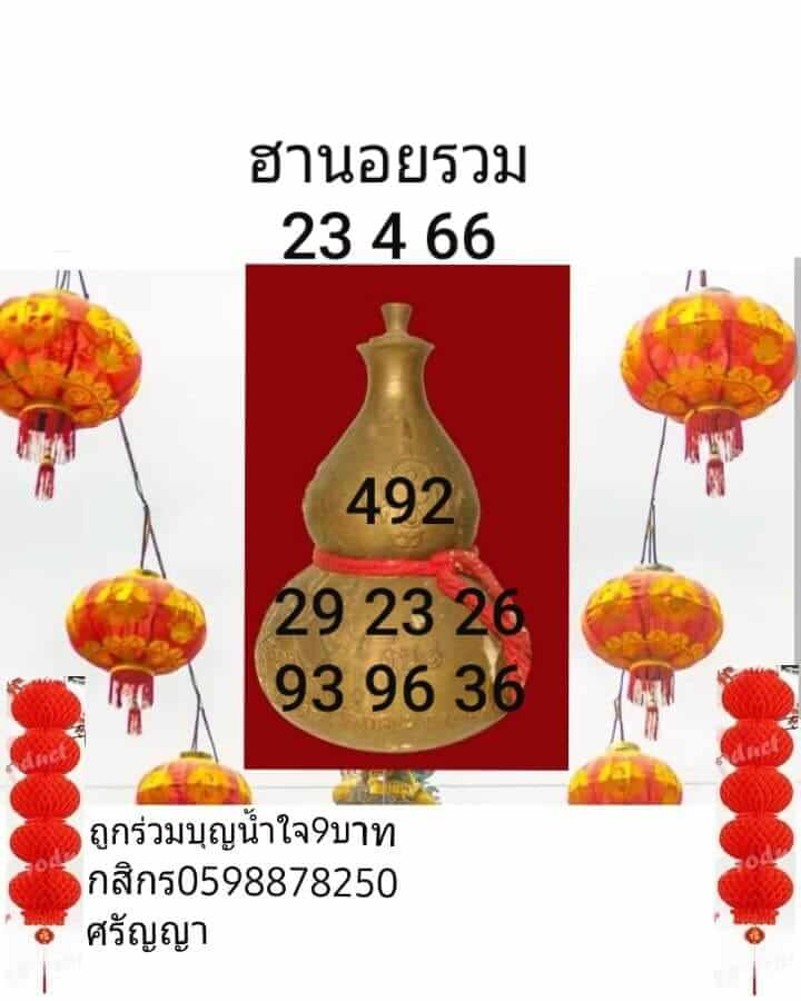 หวยฮานอย 23/4/66 ชุดที่ 5