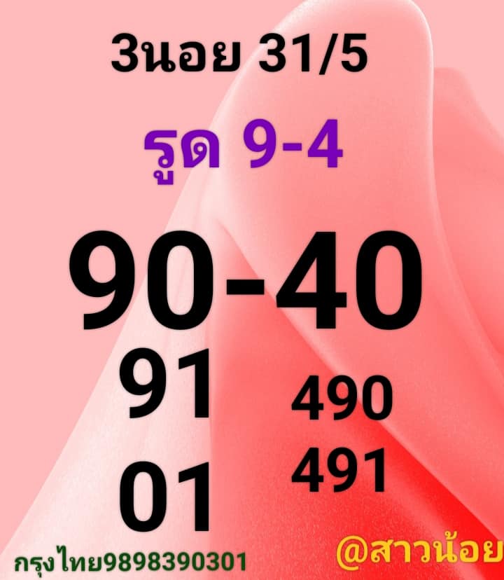 หวยลาว 31/5/66 ชุดที่ 5