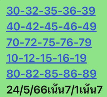 หวยหุ้น 24/5/66 ชุดที่ 1