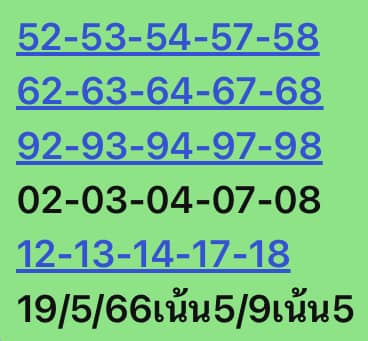 หวยหุ้น 19/5/66 ชุดที่ 3