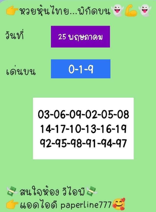 หวยหุ้น 25/5/66 ชุดที่ 4