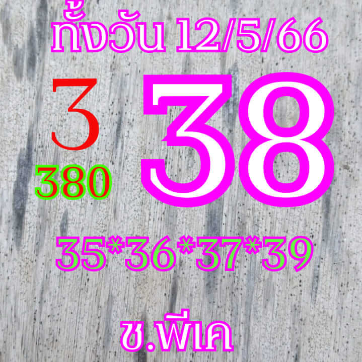 หวยหุ้น 12/5/66 ชุดที่ 6