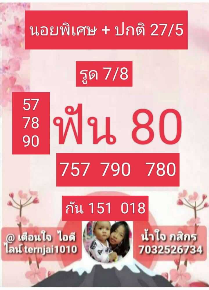 หวยฮานอย 27/5/66 ชุดที่ 10