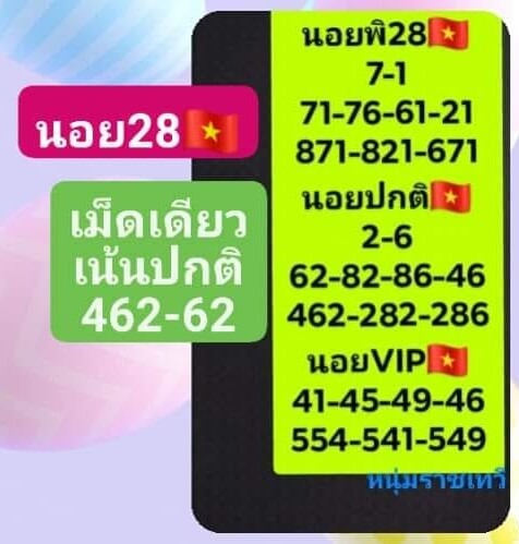 หวยฮานอย 28/5/66 ชุดที่ 10