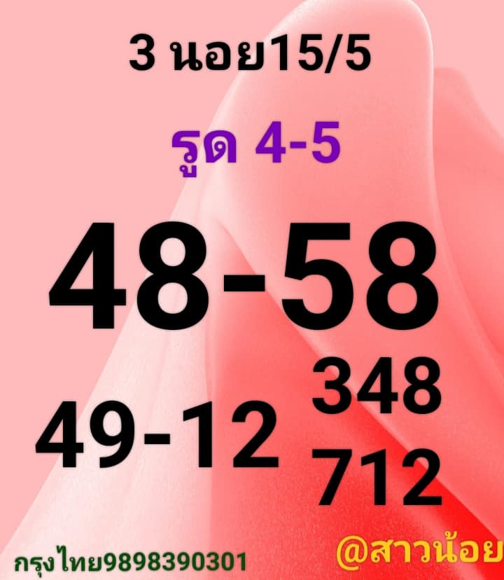 หวยฮานอย 15/5/66 ชุดที่ 3