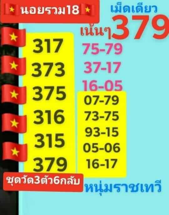 หวยฮานอย 18/5/66 ชุดที่ 5