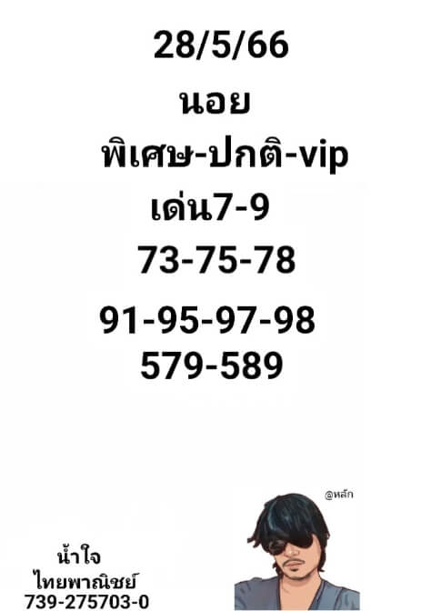 หวยฮานอย 28/5/66 ชุดที่ 5