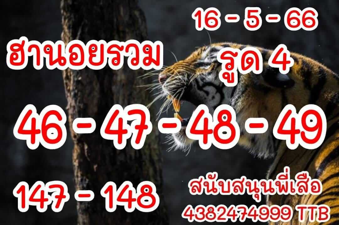 หวยฮานอย 16/5/66 ชุดที่ 7