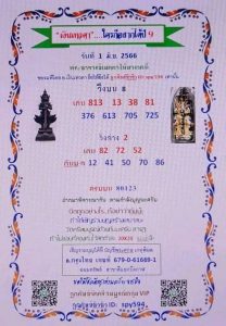 หวยเงินเทวดา 1/6/66