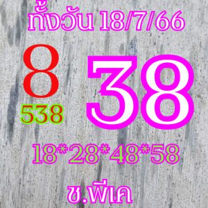 หวยหุ้น 18/7/66 ชุดที่ 4
