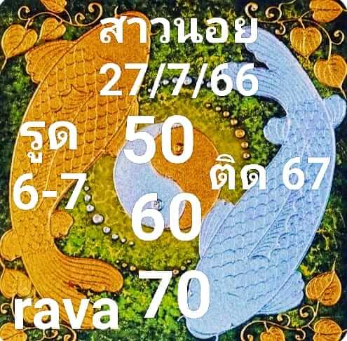 หวยฮานอย 27/7/66 ชุดที่ 10