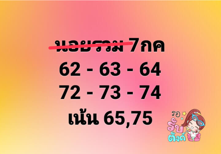 หวยฮานอย 7/7/66 ชุดที่ 9