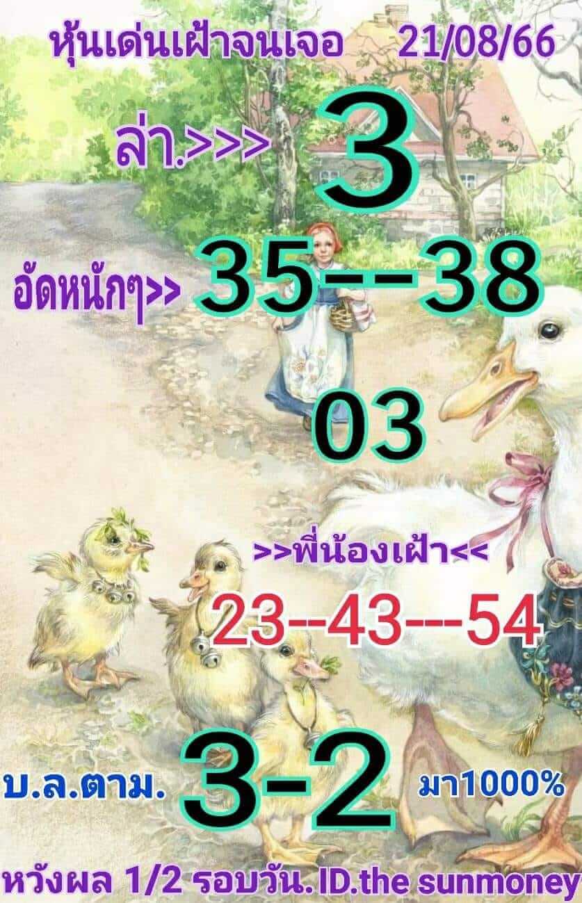 หวยหุ้น 21/8/66 ชุดที่ 4