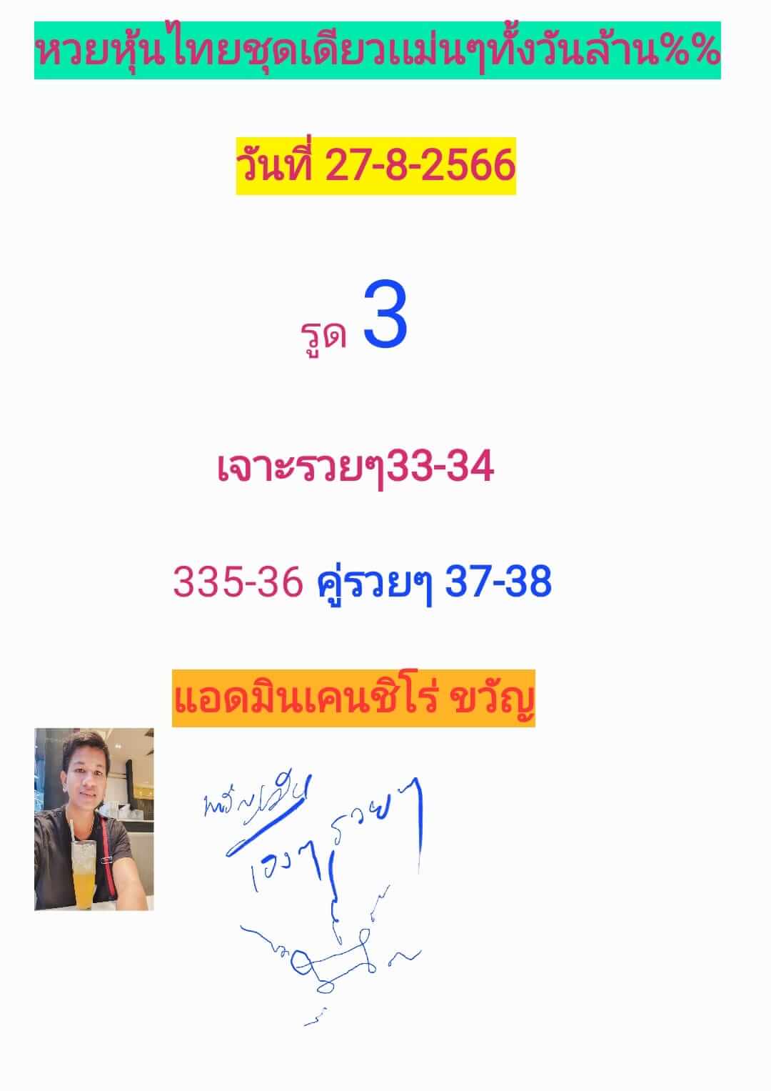 หวยหุ้น 29/8/66 ชุดที่ 4