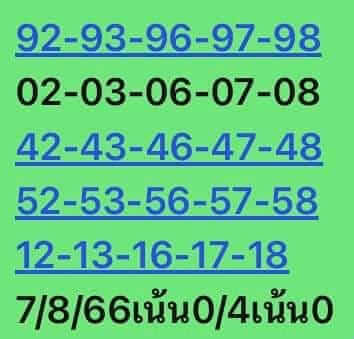 หวยหุ้น 7/8/66 ชุดที่ 4