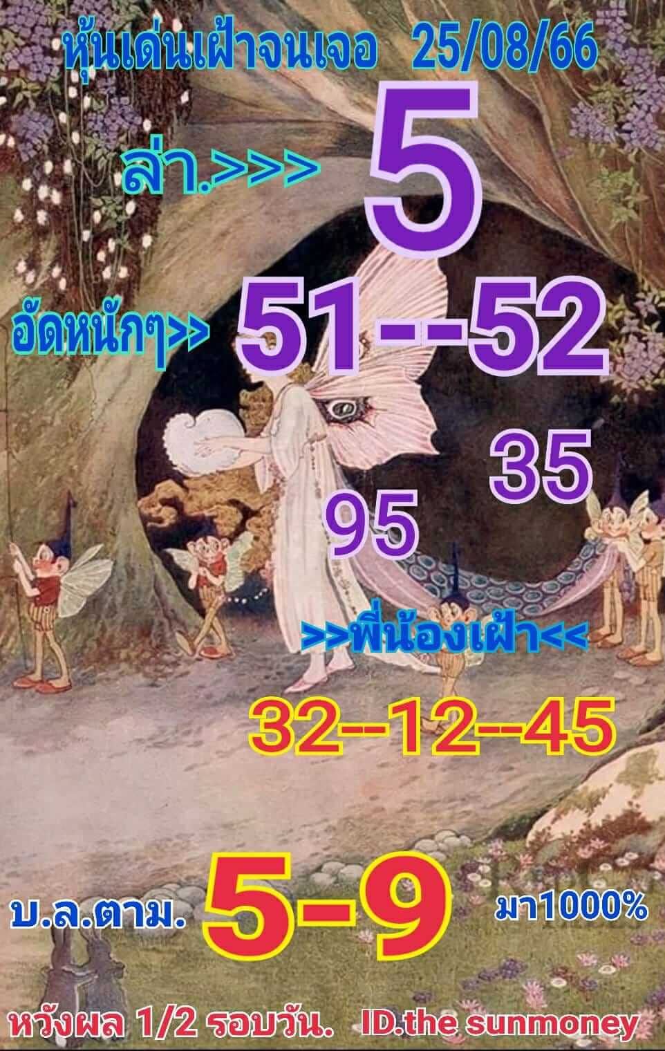 หวยหุ้น 25/8/66 ชุดที่ 9