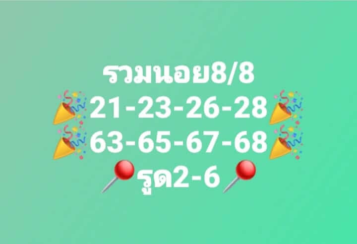 หวยฮานอย 8/8/66 ชุดที่ 7