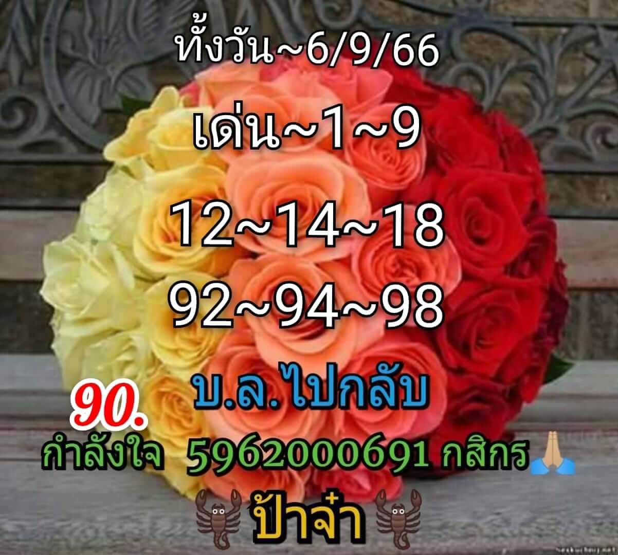 หวยหุ้น 6/9/66 ชุดที่ 10