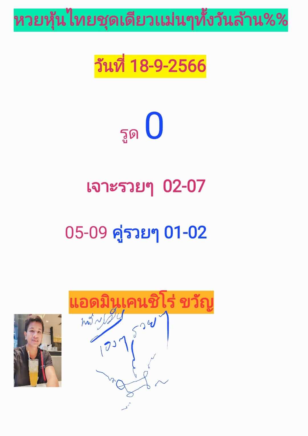 หวยหุ้น 18/9/66 ชุดที่ 2