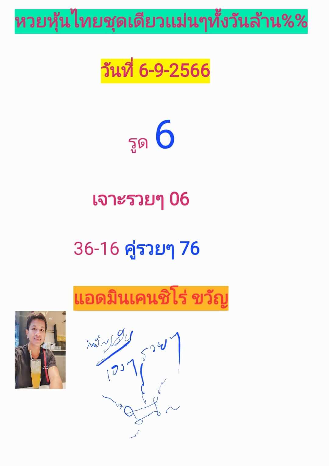 หวยหุ้น 6/9/66 ชุดที่ 2