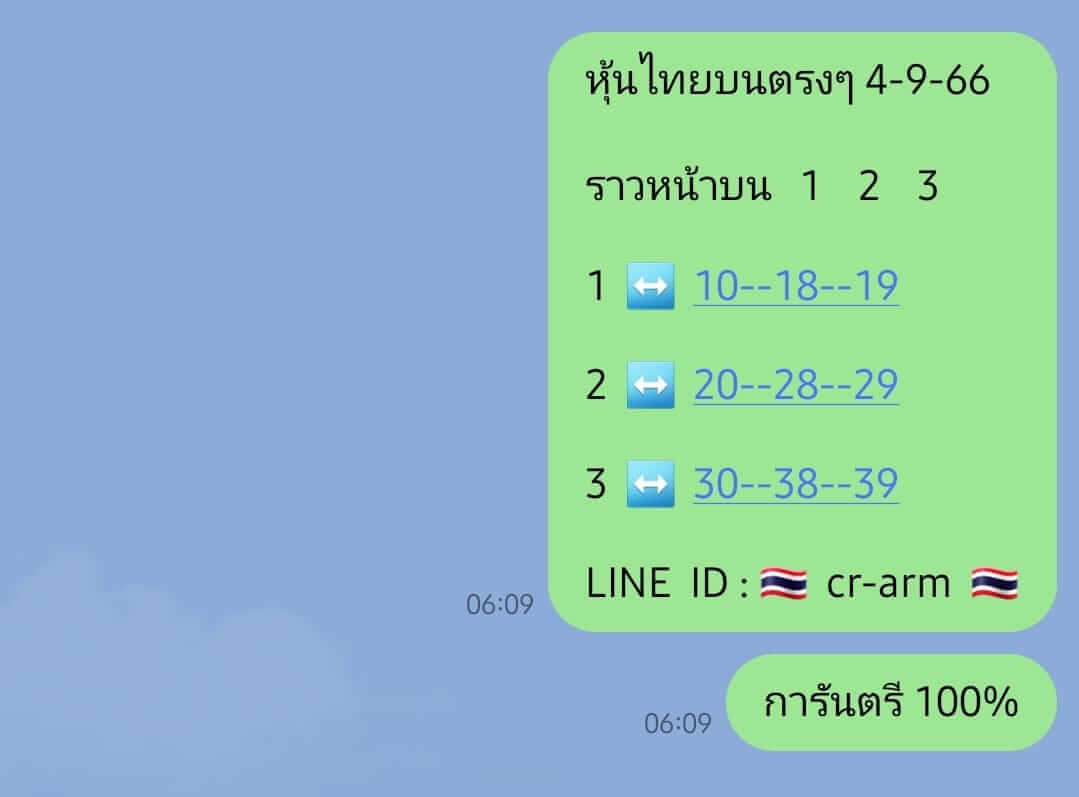 หวยหุ้น 4/9/66 ชุดที่ 6