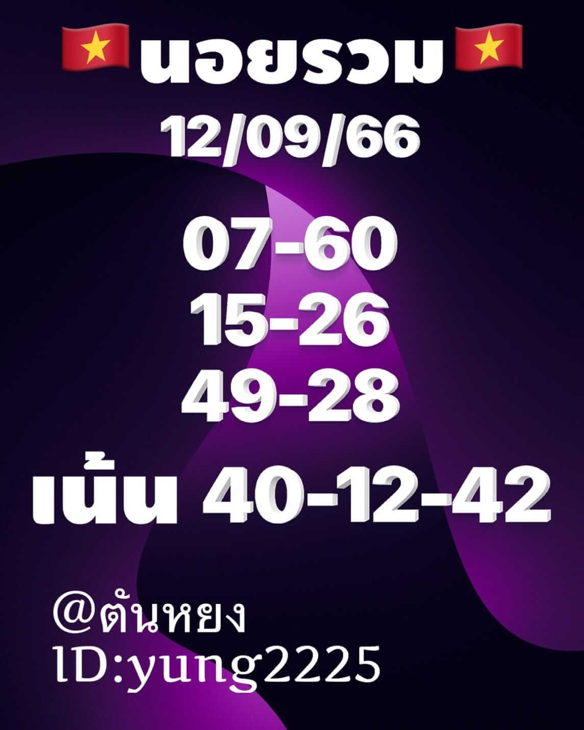 หวยฮานอย 12/9/66 ชุดที่ 4