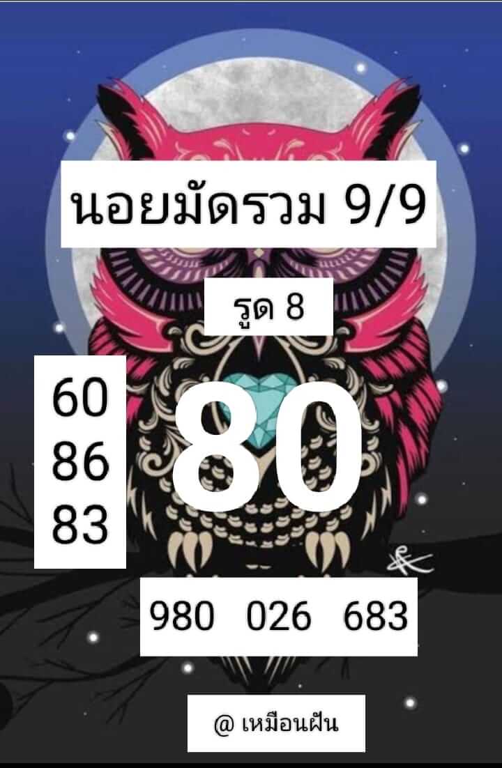 หวยฮานอย 9/9/66 ชุดที่ 5