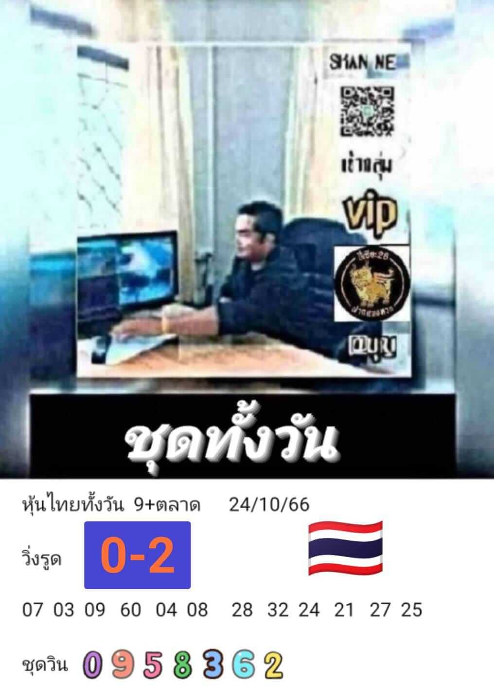 หวยหุ้น 24/10/66 ชุดที่ 6