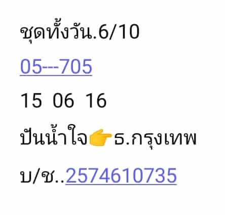 หวยหุ้น 6/10/66 ชุดที่ 8