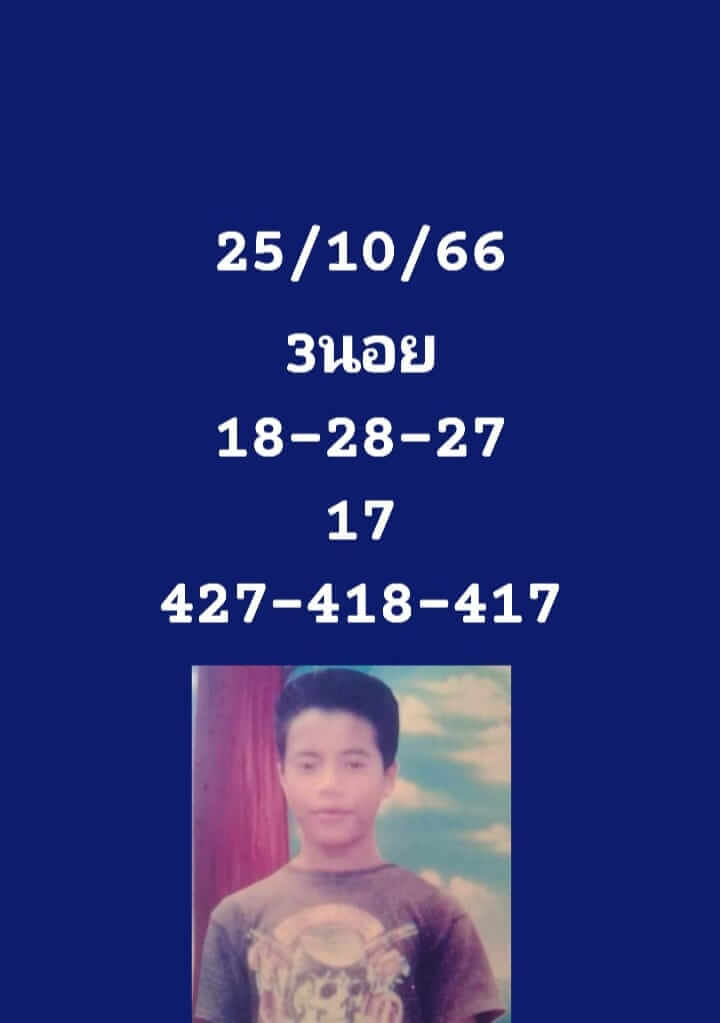 หวยฮานอย 25/10/66 ชุดที่ 1